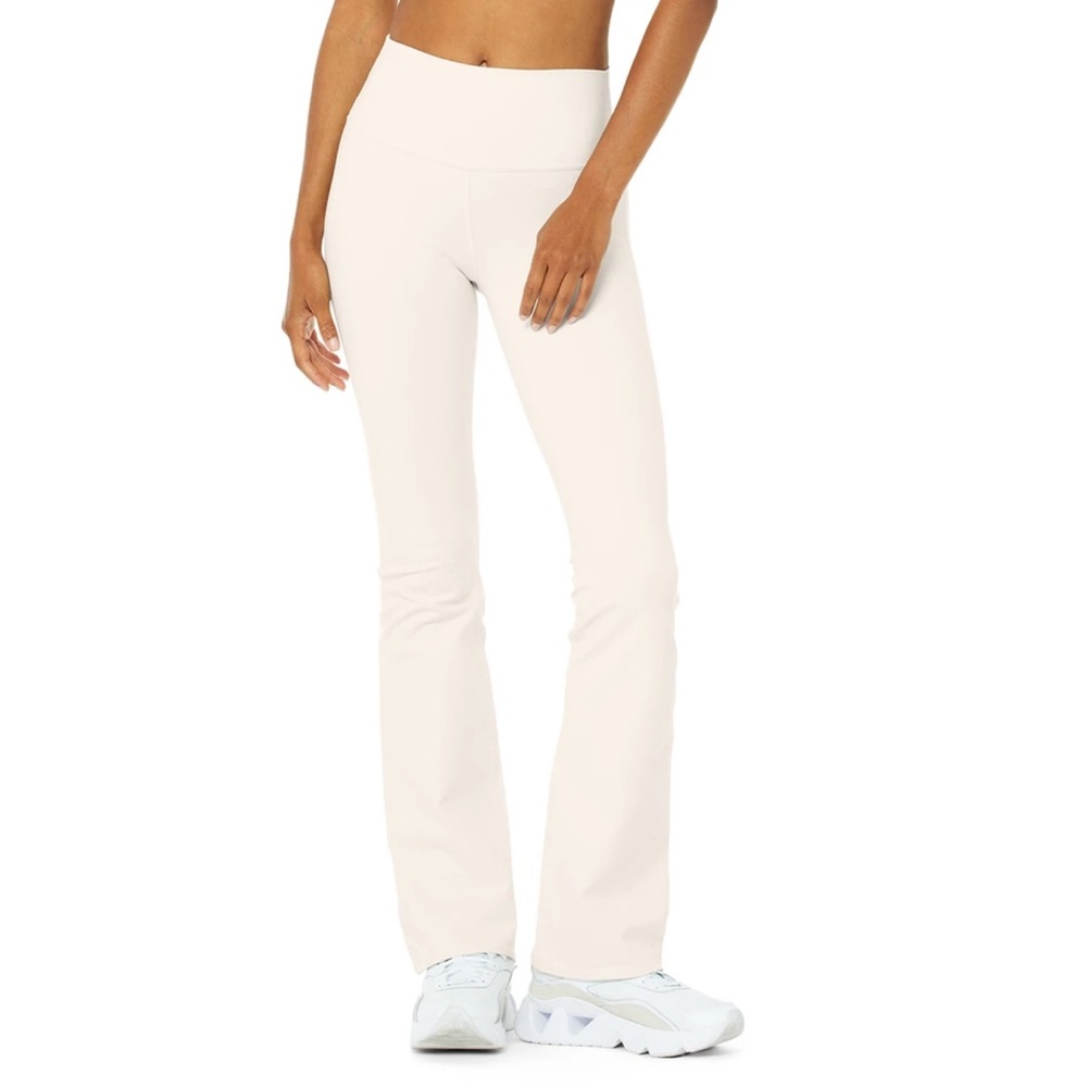 NWT Aloyoga Airbrush High-Waist 7/8 Bootcut Legging - Ivory